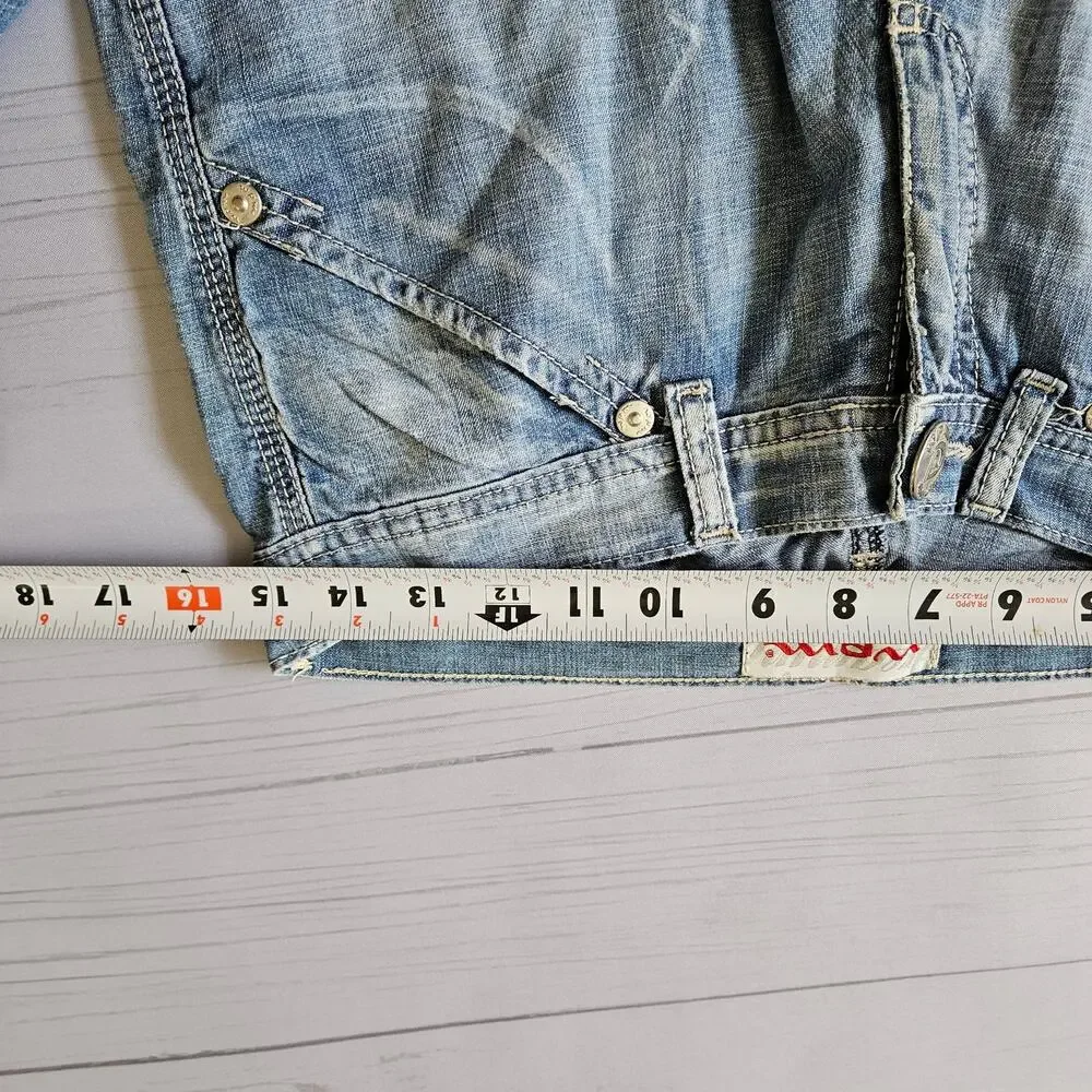 Euro Y2k Jeans Low-Rise Flared Fairycore - Size 30 - Picture 5 of 8